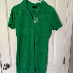 White Fox Terry Playsuit